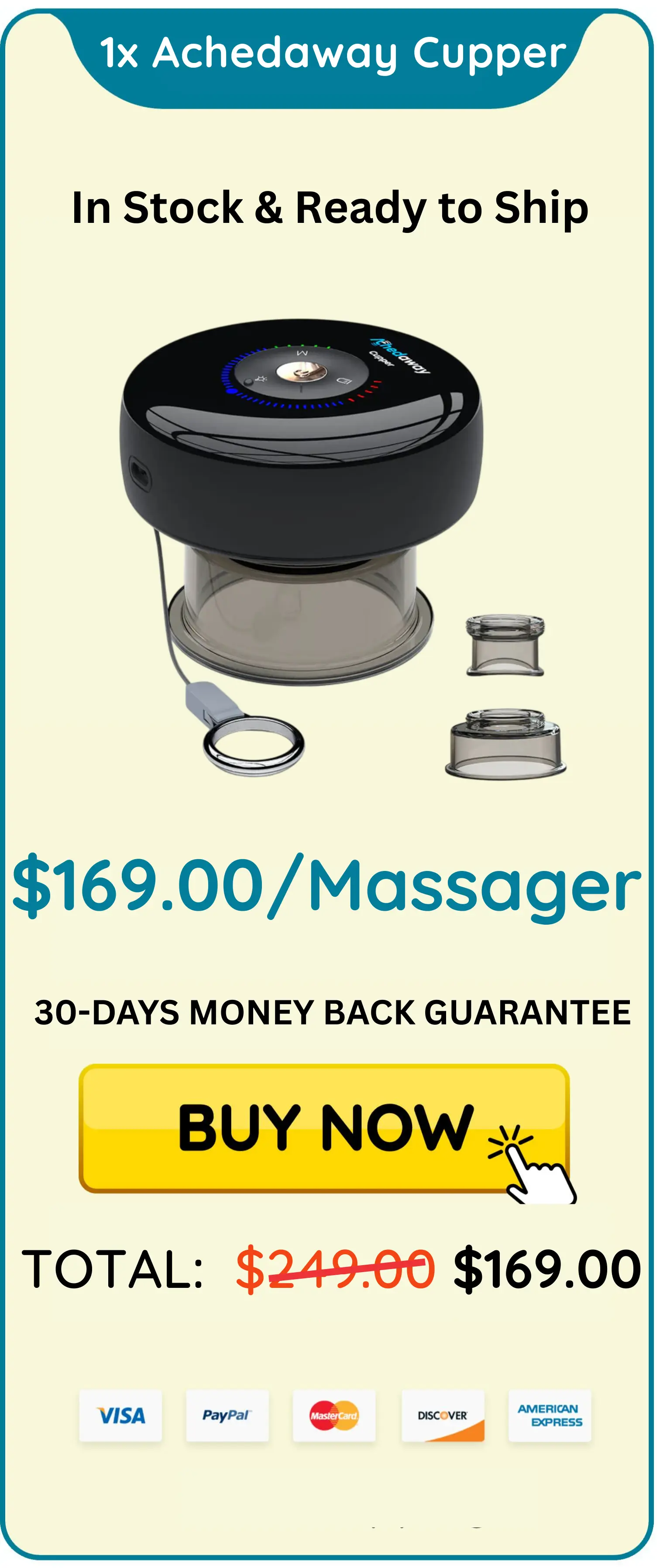 Achedaway Cupper package 1